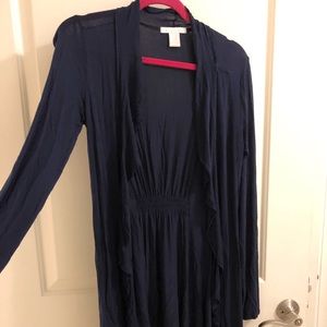 Long light cotton sweater